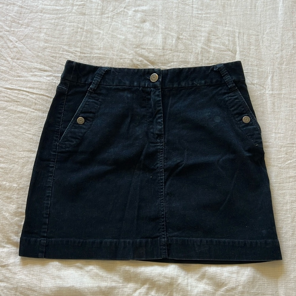 J. Crew Corduroy Mini Skirt Size 8